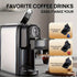 Kapselkaffeemaschine 3-in-1 | Abnehmbarer Wassertank 700 ml 1400 W